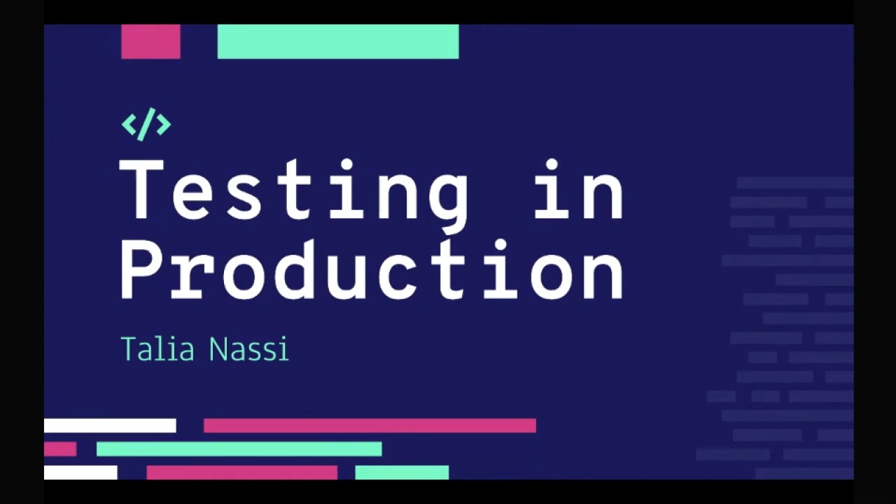 Testing in Production with Talia Nassi image