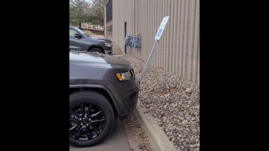 FlexBoss Sign Post - Asphalt & Concrete