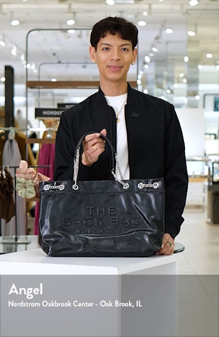The Large Chain Sack Leather Bag