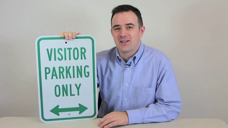 Visitor Parking Signs
