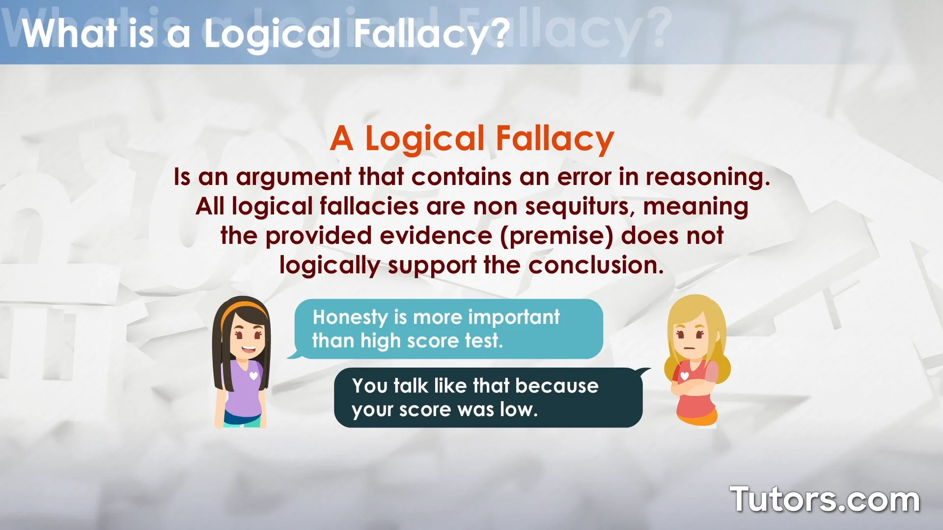 What Is A Logical Fallacy? 15 Common Logical Fallacies, 48% OFF