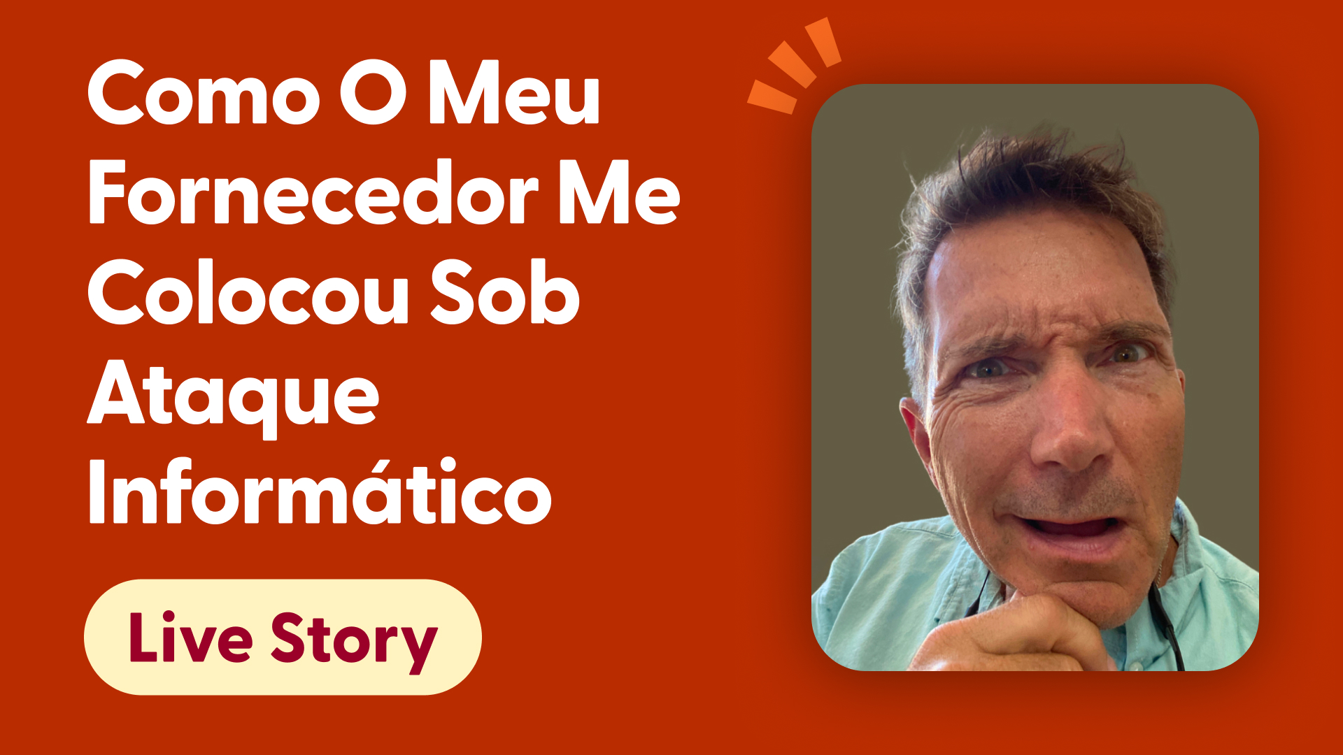 Como o meu fornecedor me colocou sob ataque informático