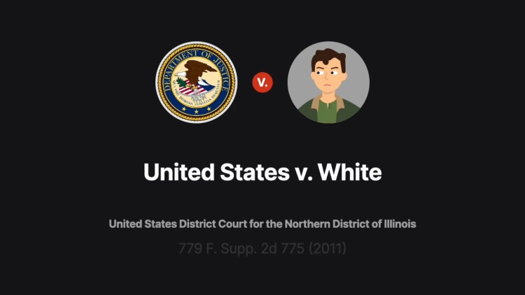 United States v. White