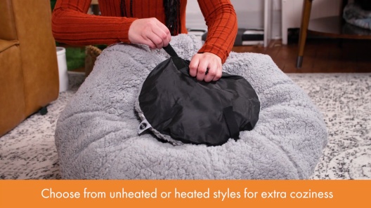 K&H Pet Products Tunnel Unheated Cat Bed, Gray, Small