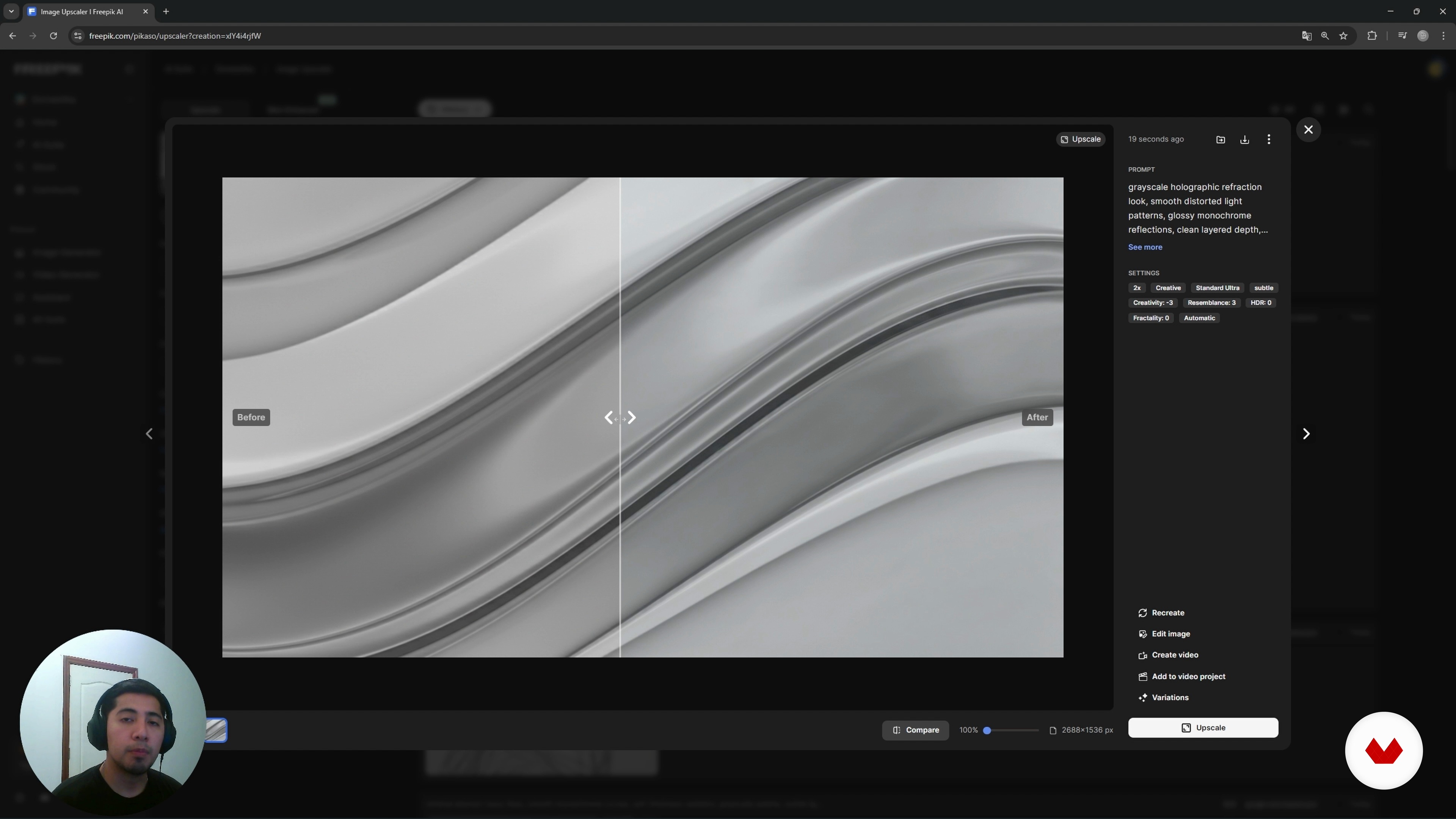 Bilder generieren und mit Upscale verbessern