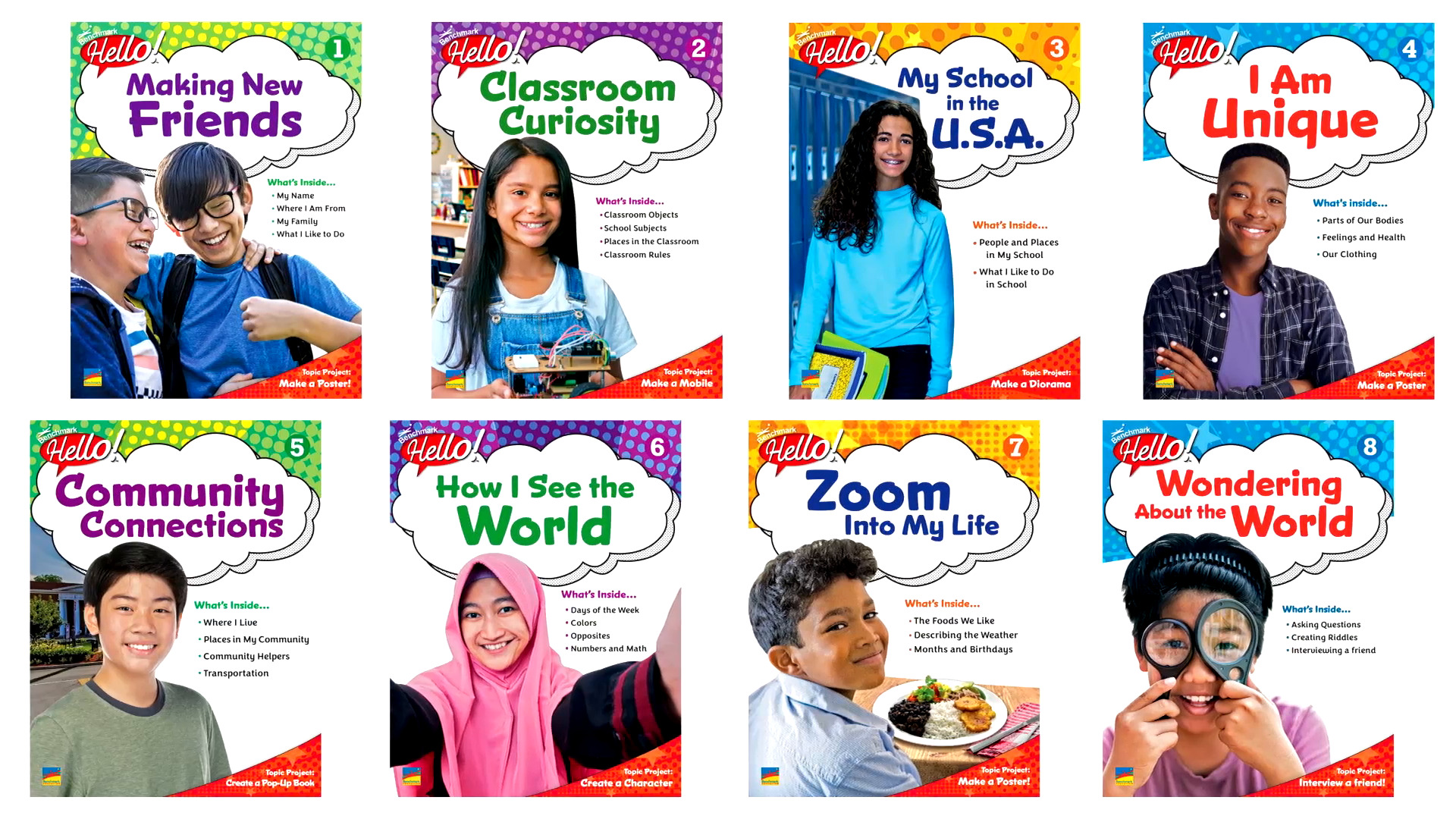 Benchmark Hello! – English Language Learning for Beginners