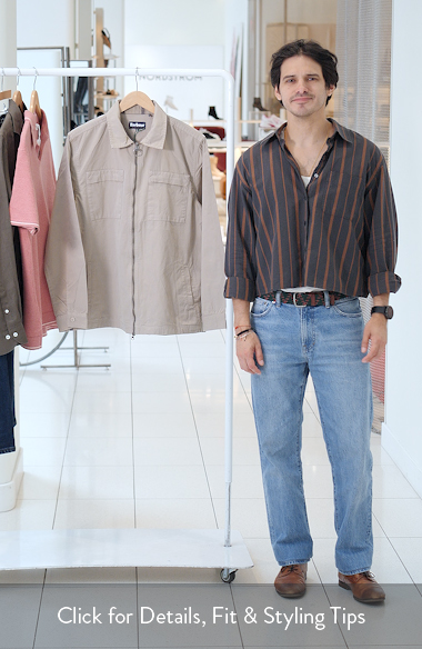 Barbour Glendale Zip Overshirt (Men) | Nordstrom