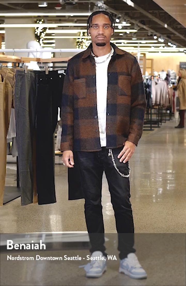 Wax London Whiting Check Overshirt | Nordstrom