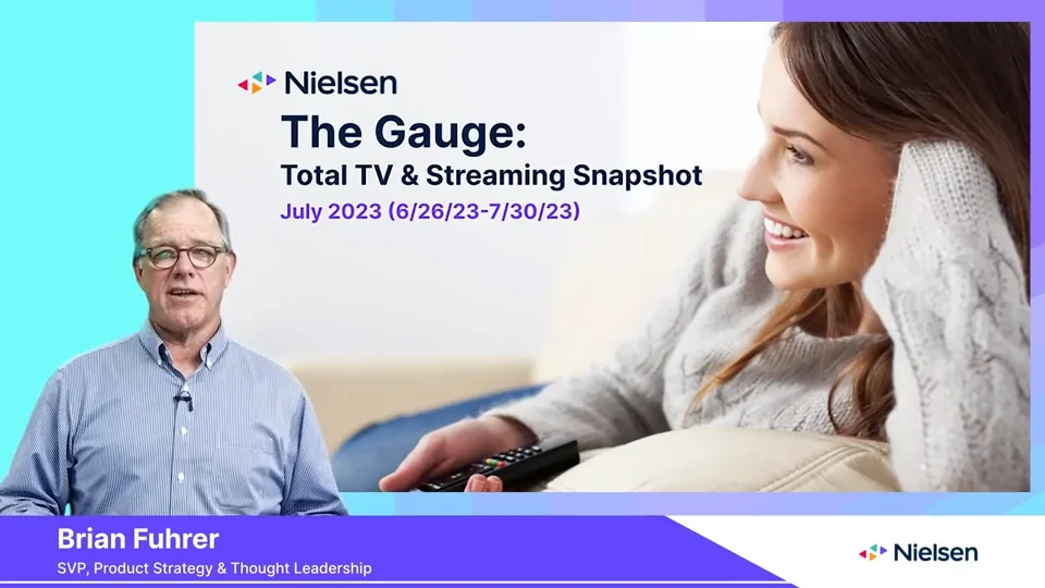 Streaming claims largest piece of TV viewing pie in July