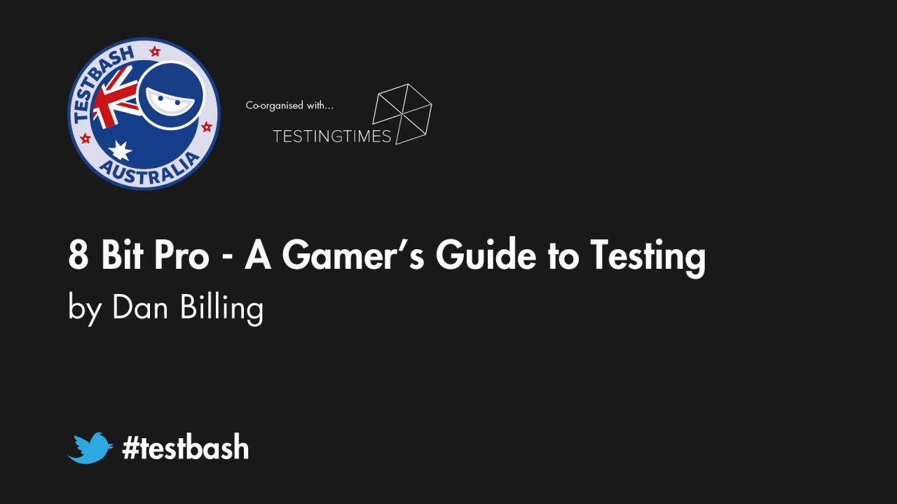 8 Bit Pro - A Gamer's Guide to Testing - Dan Billing image