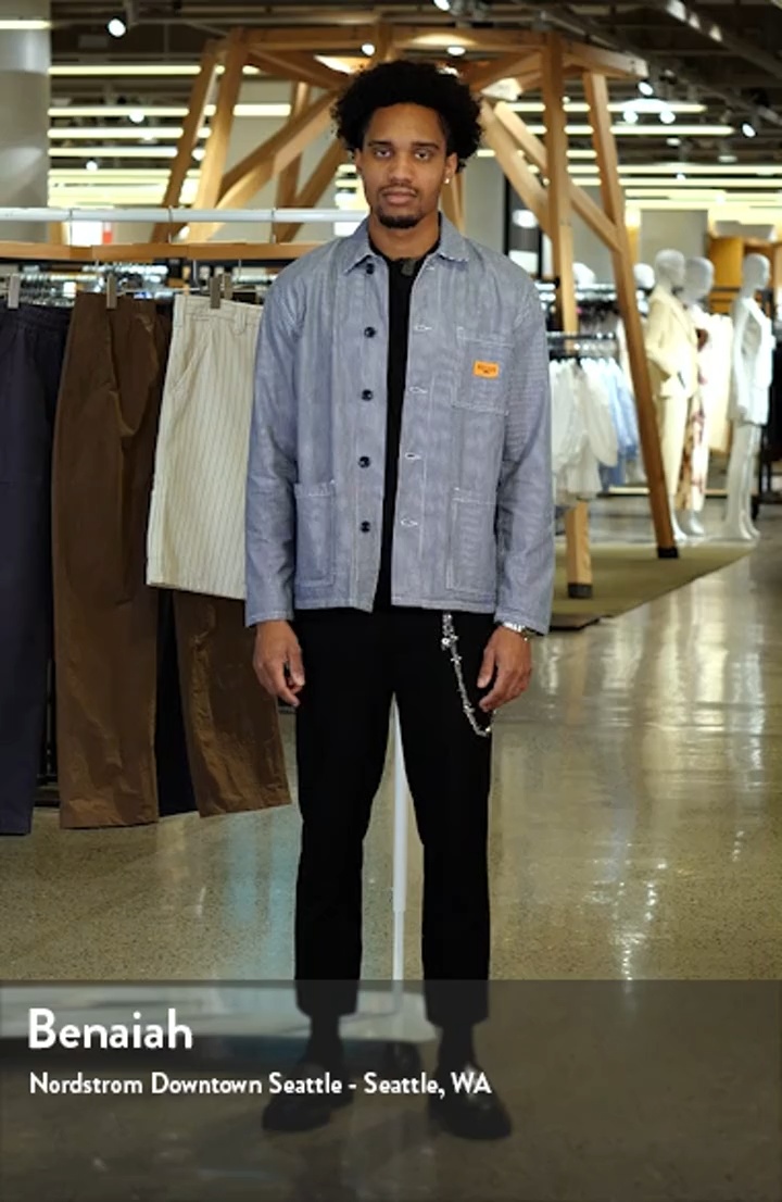 Service Works Hickory Stripe Chore Jacket | Nordstrom