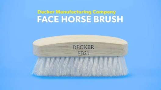 Decker Goat Hair Soft Brush- Horse Grooming Brushes