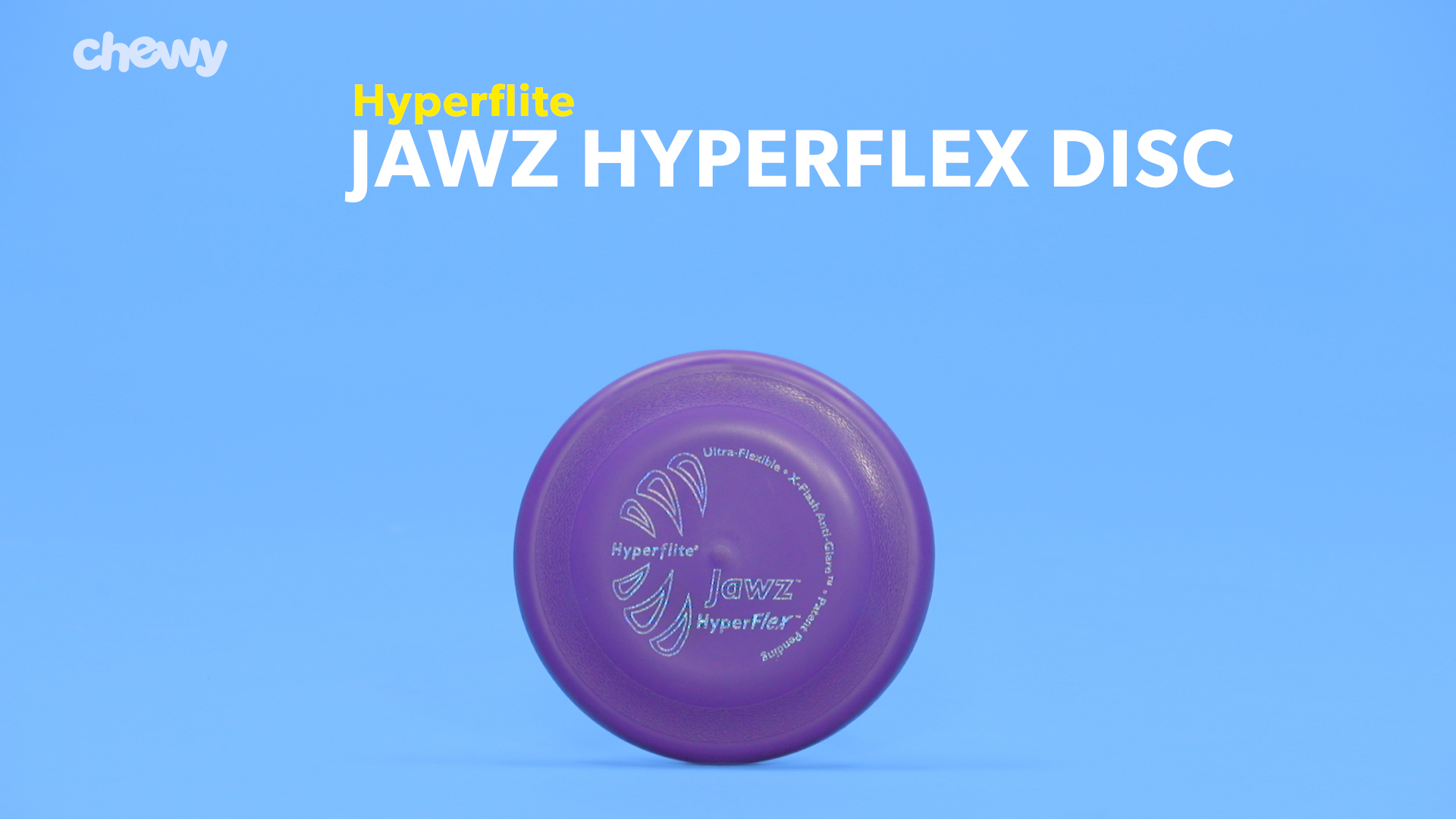 Hyperflex Hyperflite Jawz Dog Disc Puncture Resistant Dog Frisbee US Made Flyer 