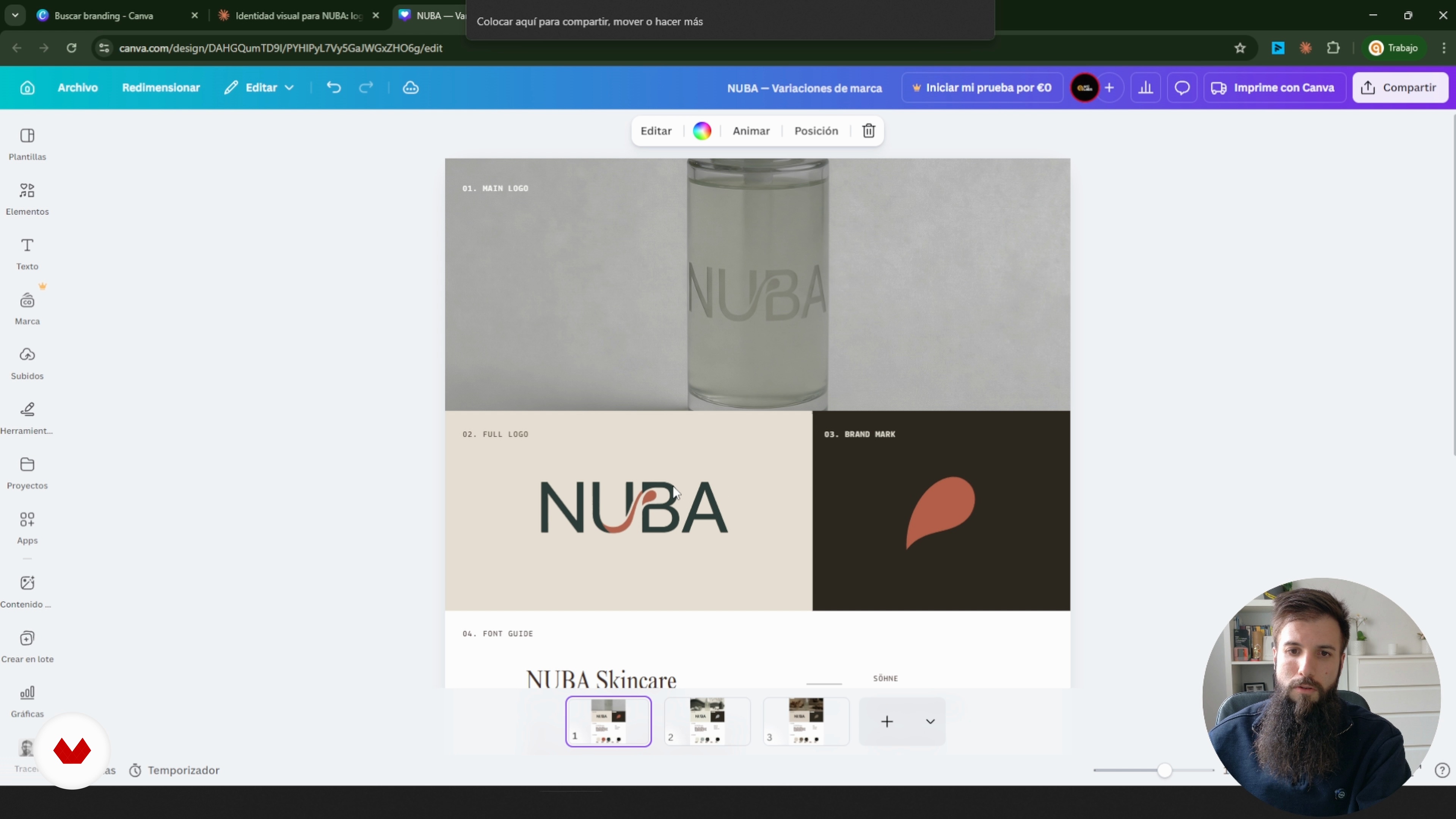 Final brand system and presentation