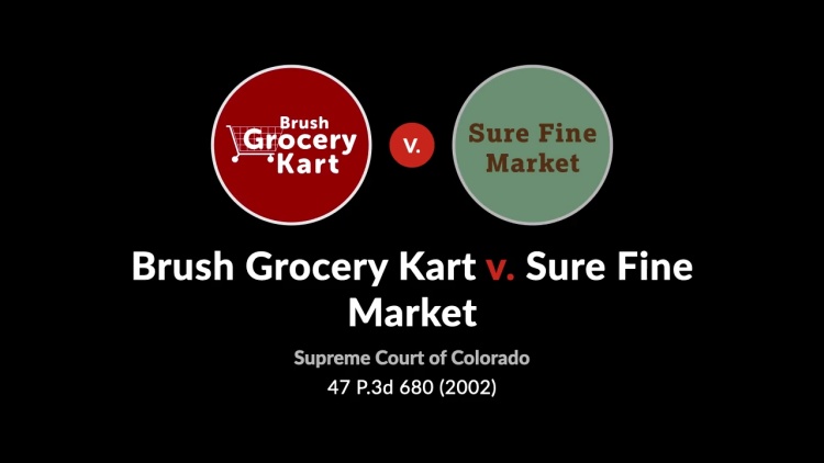 Brush Grocery Kart, Inc. v. Sure Fine Market, Inc.