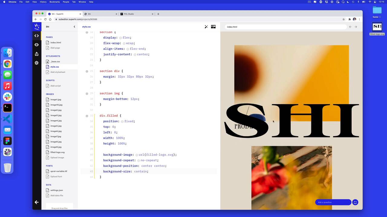 How to Paint with Code: Building Your App – SuperLibrary – SuperHi