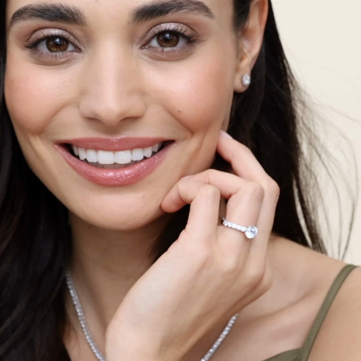 Platinum Anthology Half-Coverage Diamond Ring (1/2 ct. tw.)