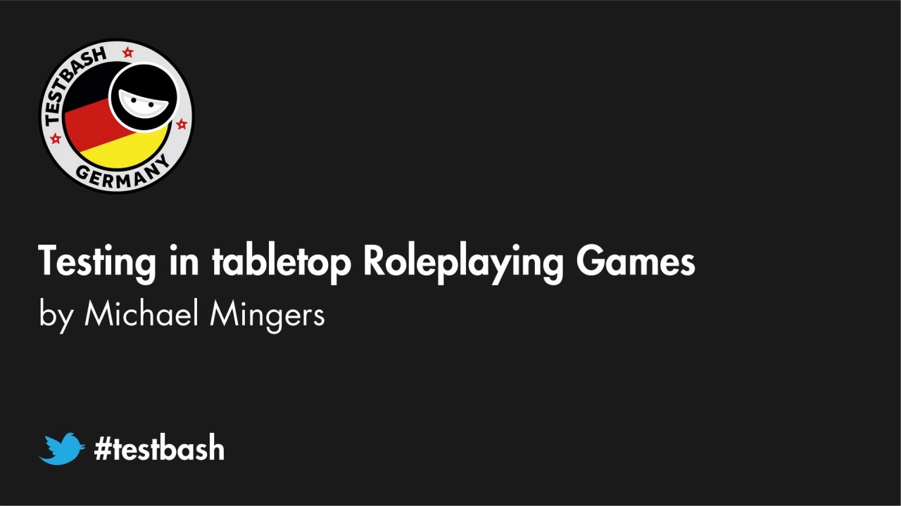 Testing In Tabletop Roleplaying Games - Michael Mingers image