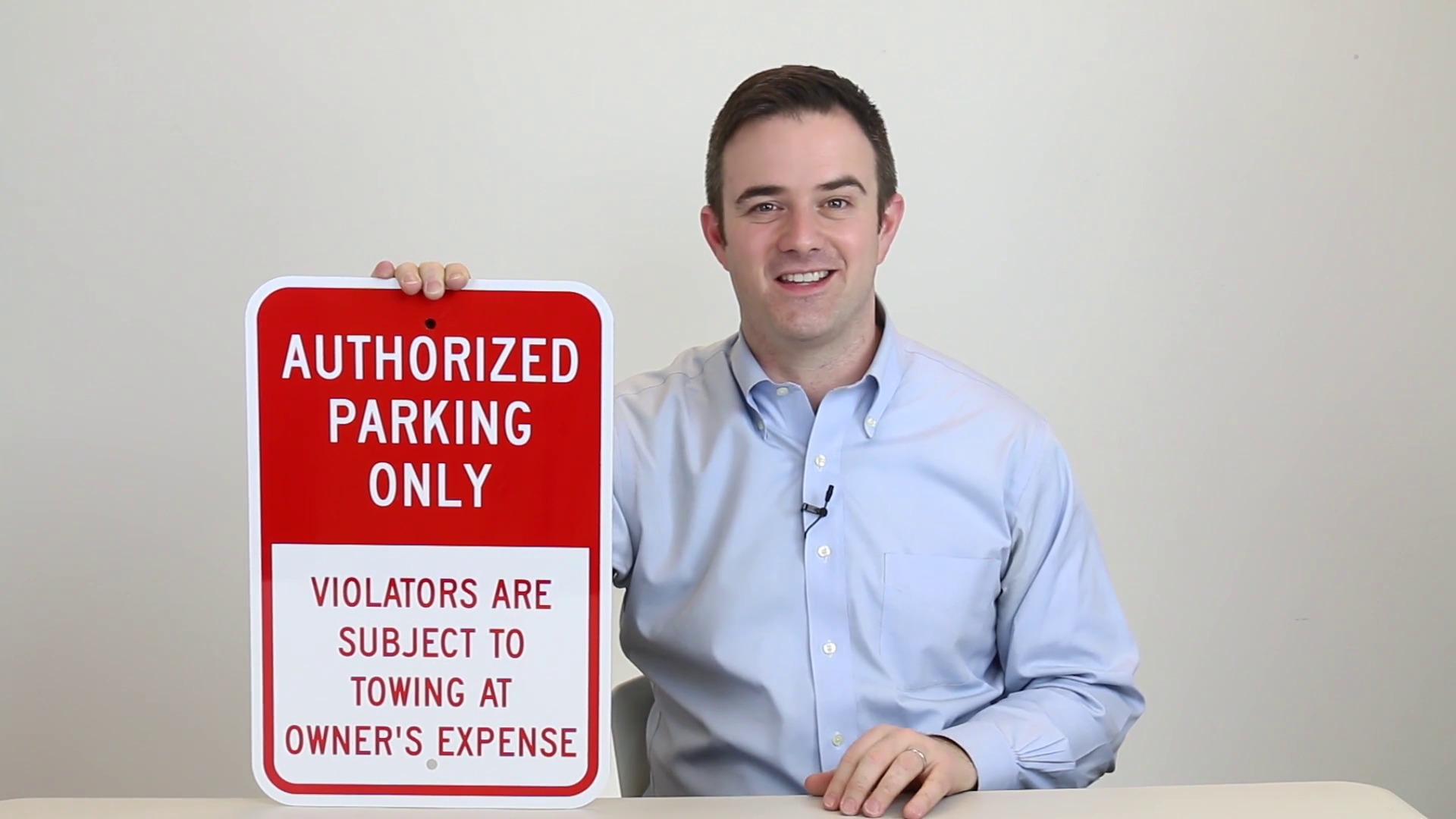 Authorized Parking Only Violators Are Subject To Towing Sign