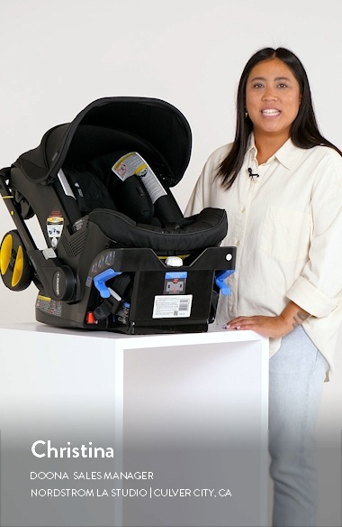 Doona Convertible Infant Car Seat/Compact Stroller System with Base & Midnight Essentials Bag Set | Nordstrom