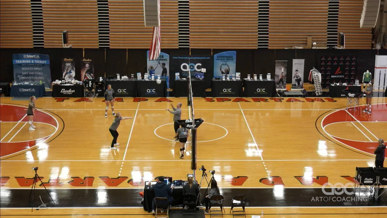 Middle school volleyball warmups: Short ball long ball drill - The Art of  Coaching Volleyball