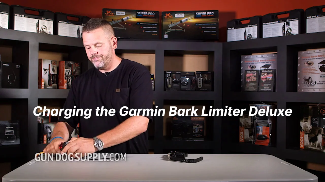 Charging the Garmin Bark Limiter Deluxe