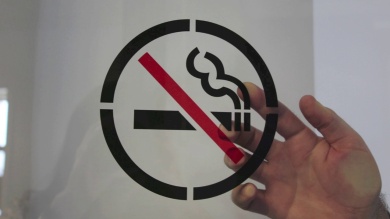 No Smoking Label