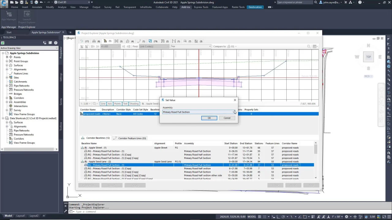 Civil 3D 2021.1: Project Explorer | Search | Autodesk Knowledge Network
