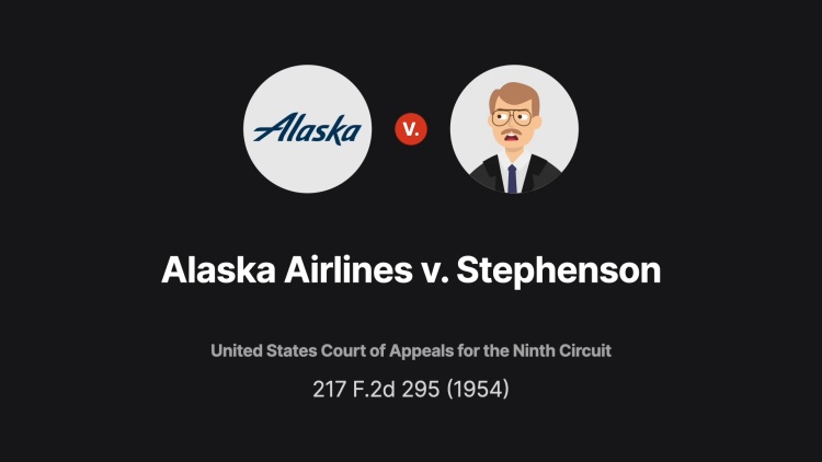 Alaska Airlines, Inc. v. Stephenson