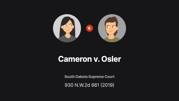 Cameron v. Osler