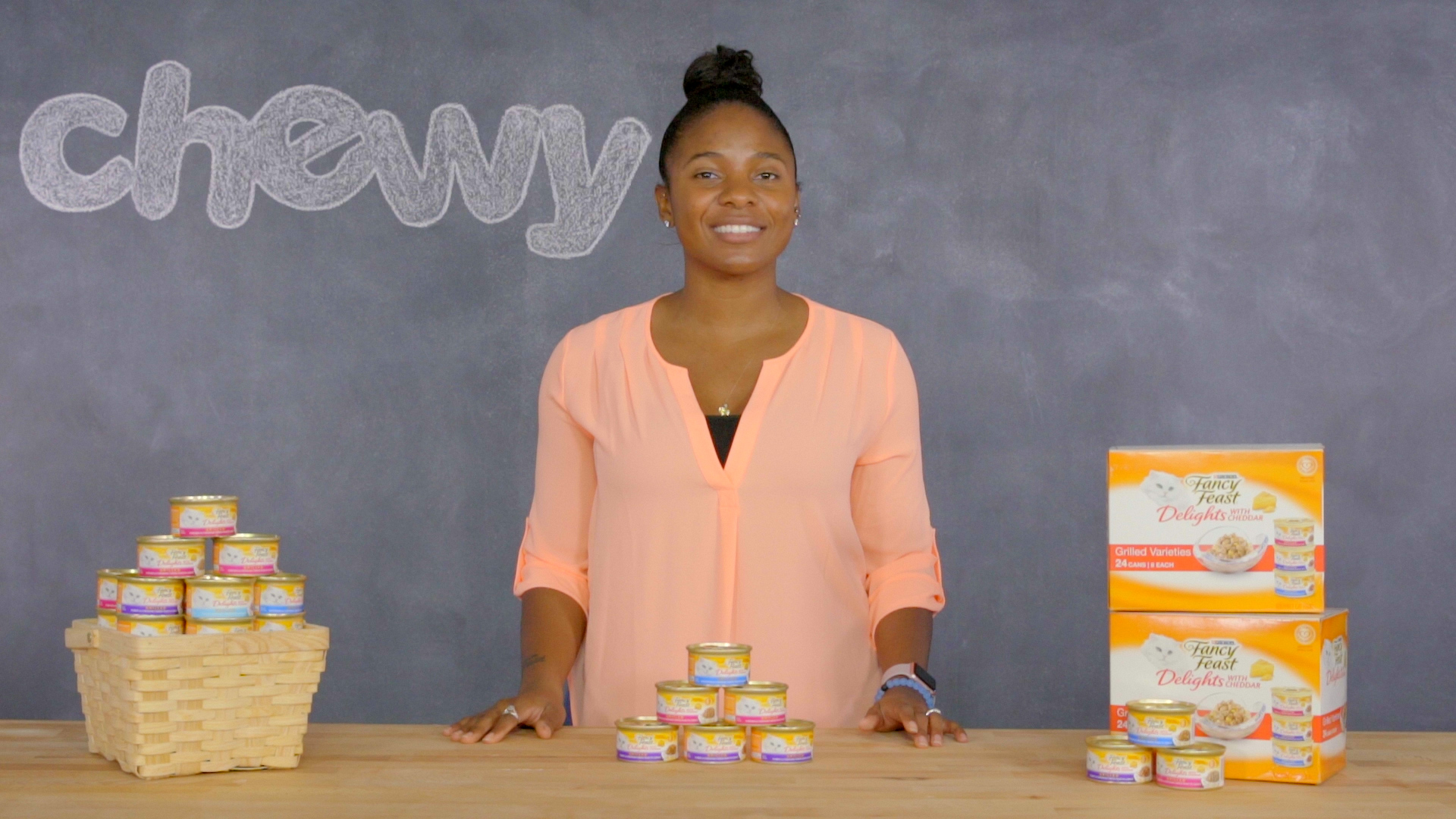 FANCY FEAST Delights with Cheddar Grilled Variety Pack Canned Cat