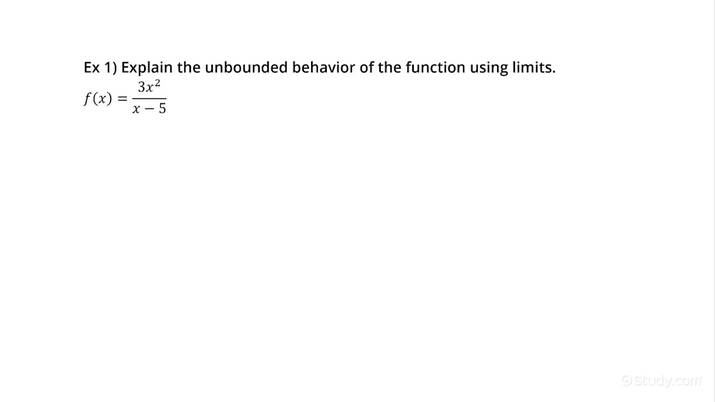 What Is An Unbounded Limit