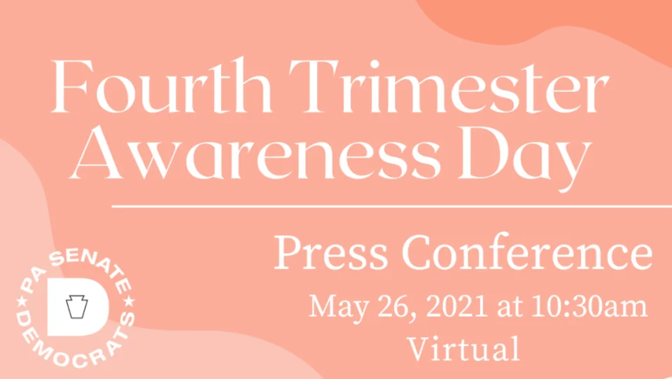 Members of the Women's Health Caucus Host 4th Trimester Awareness