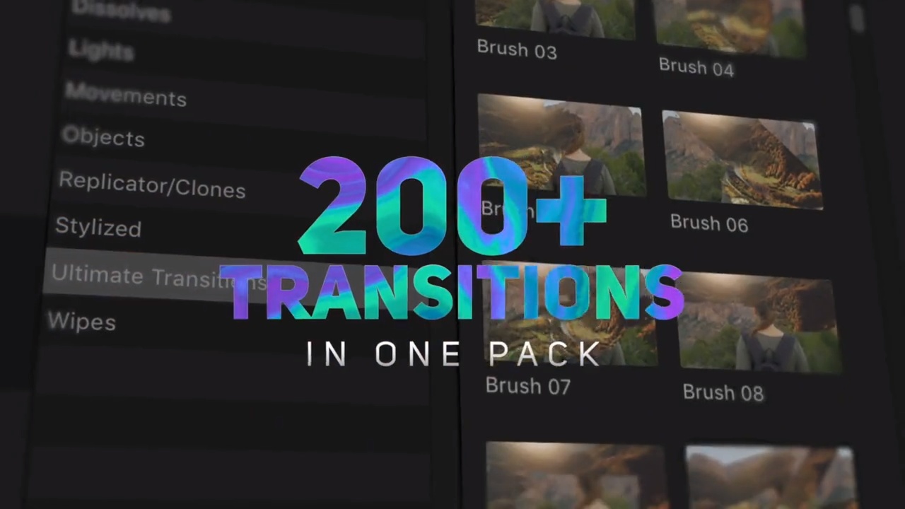 final cut pro transitions free