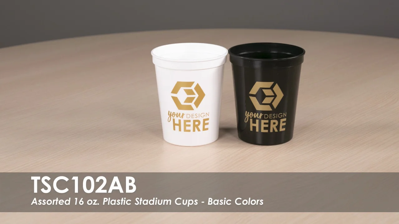 Wedding Stadium Cup : Printed Samples - 16oz Plastic Cup 02