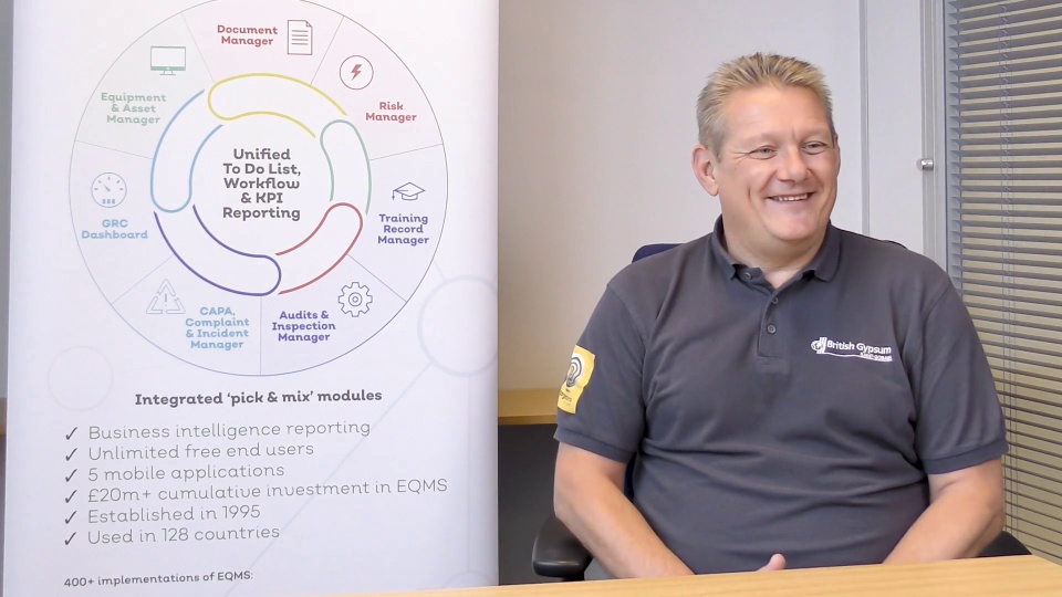 British Gypsum - Customer Success Story (Gary Caron – Company Safety Advisor)