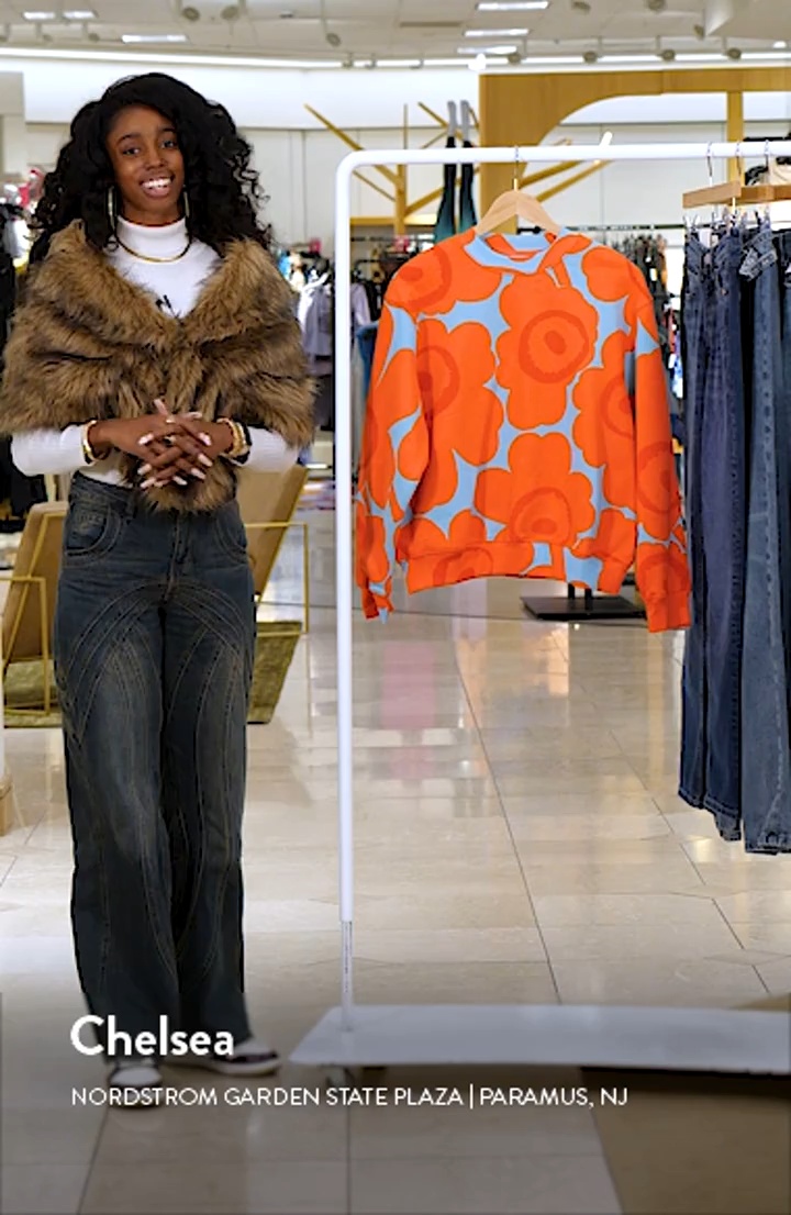 Marimekko Leiot Unikko Kioski French Terry Sweatshirt | Nordstrom