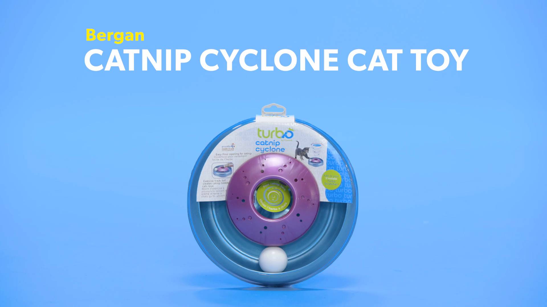 Bergan catnip best sale hurricane cat toy