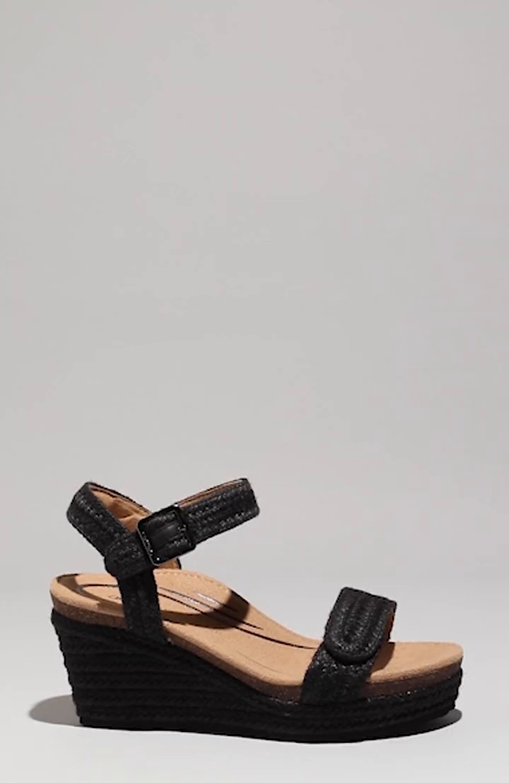 Aetrex Sydney Wedge Espadrille Sandal (Women) | Nordstrom