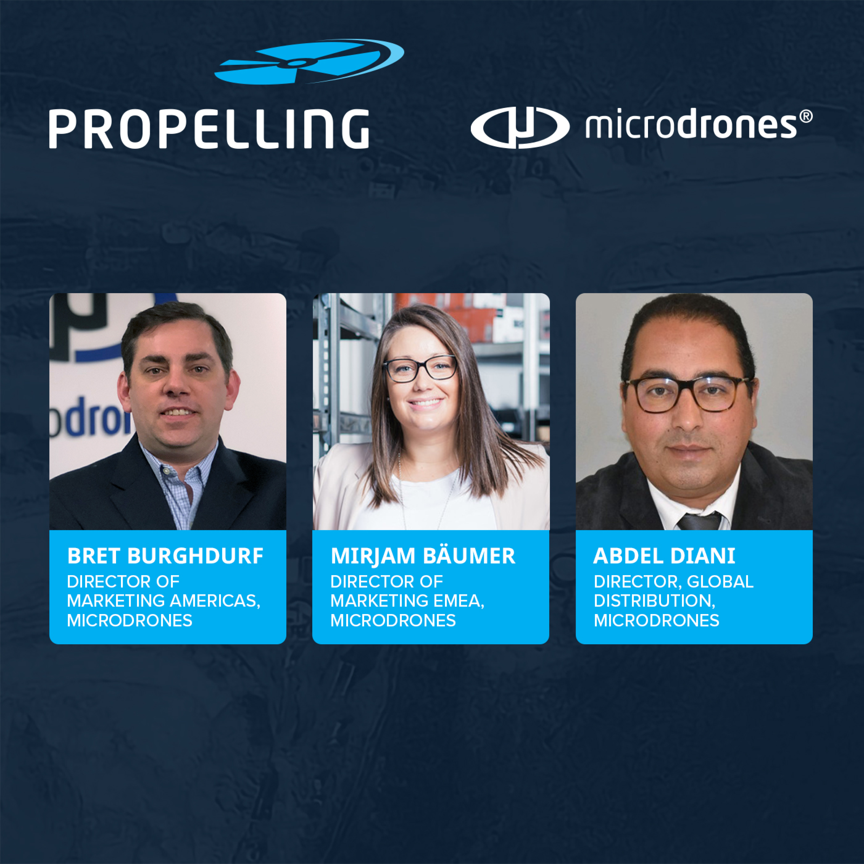 Propelling by Microdrones