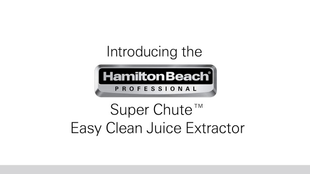 Super Chute Juice Extractor, Hamilton Beach