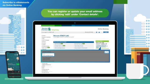 Estatement Online Banking Demo Standard Chartered Hk