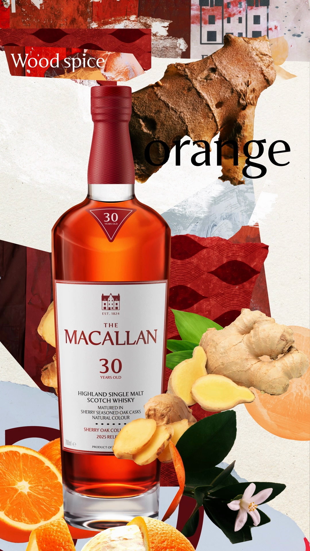 The Macallan 30 Years Old Sherry Oak　空瓶 The Macallan 30 Years Old Sherry Oak 空瓶