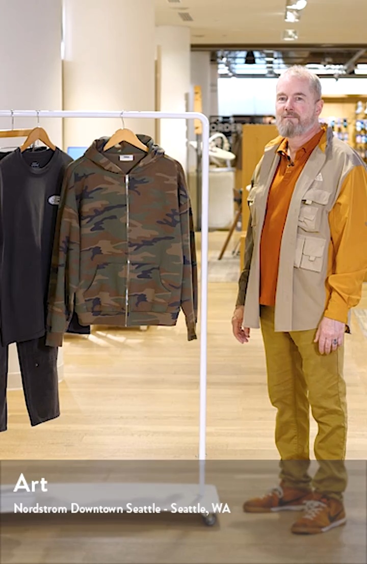 Camo Cotton Zip Hoodie