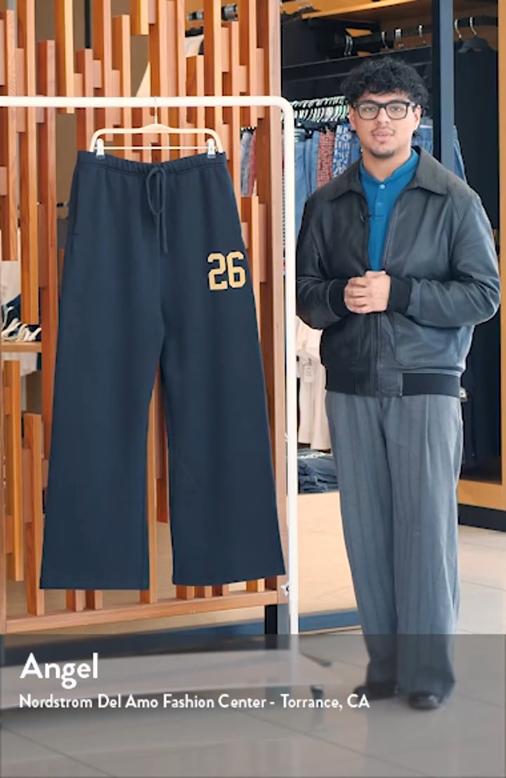 Fear of God Essentials Lounge Core Fleece Wide Leg Sweatpants
