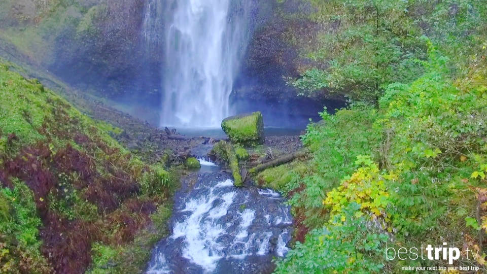 Columbia Gorge Hike - Triple Falls