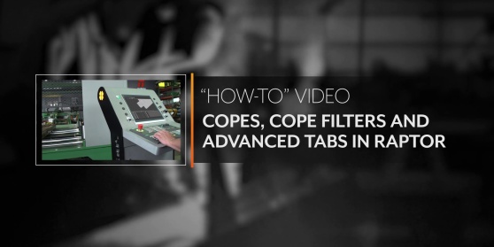 Copes, Cope Filters and Advanced Tabs in Raptor Copes, Cope Filters and Advanced Tabs in Raptor