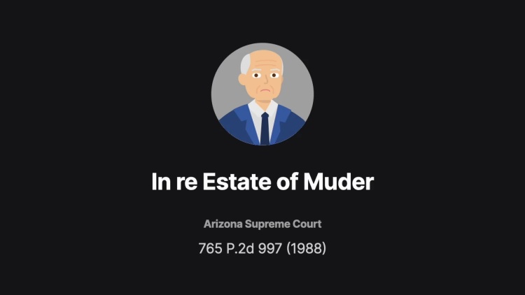 In re Estate of Muder