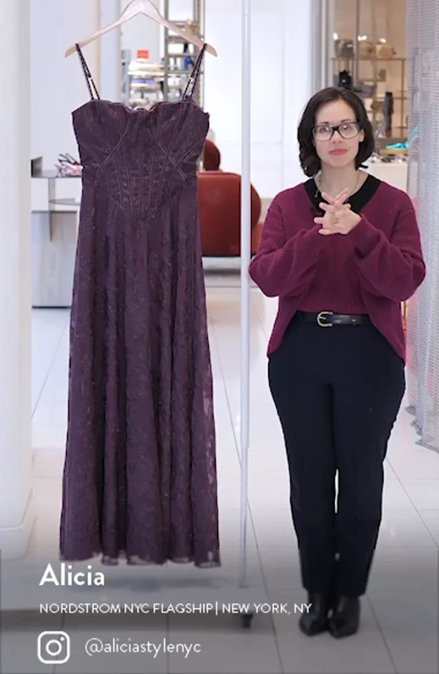 HOUSE OF CB Esme Fil Coupé Gown | Nordstrom