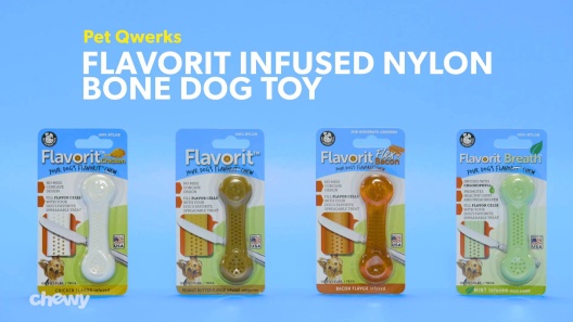 Pet Qwerks - Flavorit Peanut Butter Flavor Nylon Bone Tough Chew Dog T